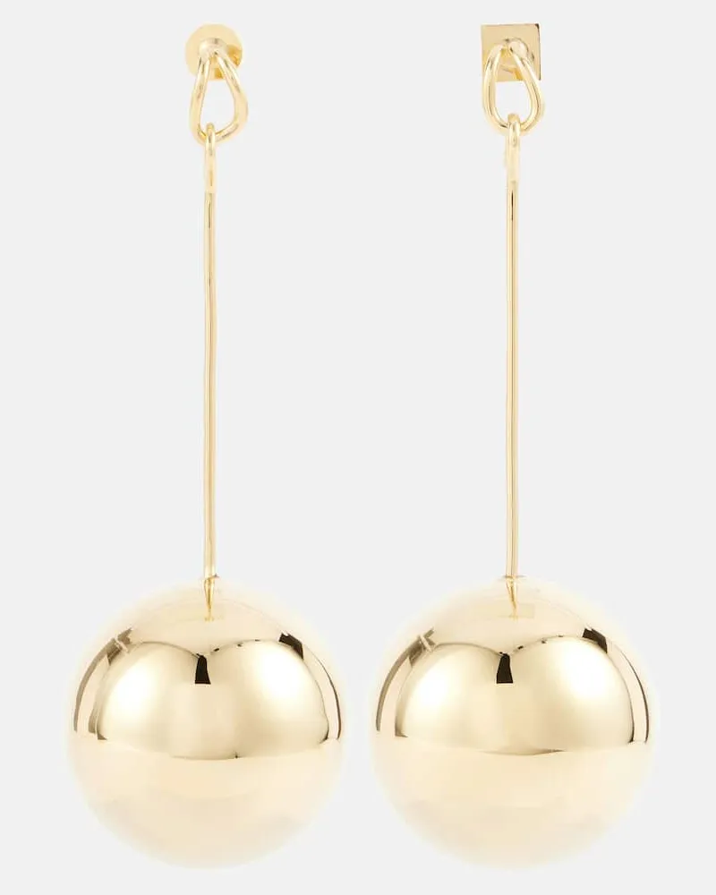Jacquemus Ohrringe Les Grandes Boucles Nodo Gold