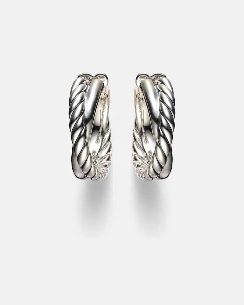 David Yurman Ohrringe Crossover® aus Sterlingsilber Silber
