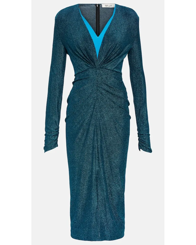 Diane von Furstenberg Midikleid Hades aus Jersey Blau