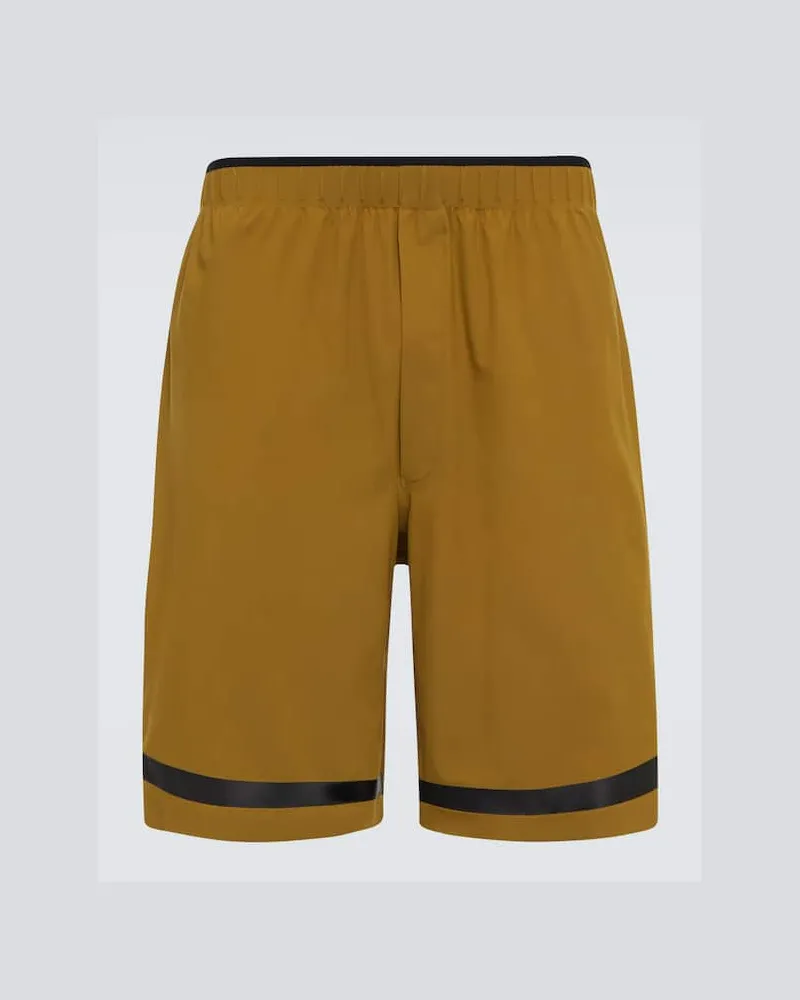 GR10K Shorts aus Jersey Grün