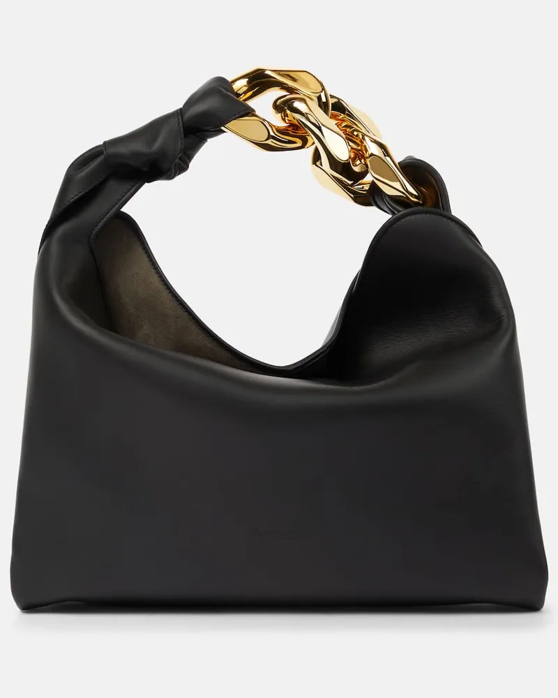 J.W.Anderson Schultertasche Chain Small aus Leder Schwarz