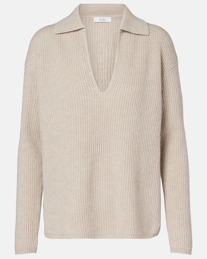 Max Mara Pullover Gomma aus Kaschmir Beige