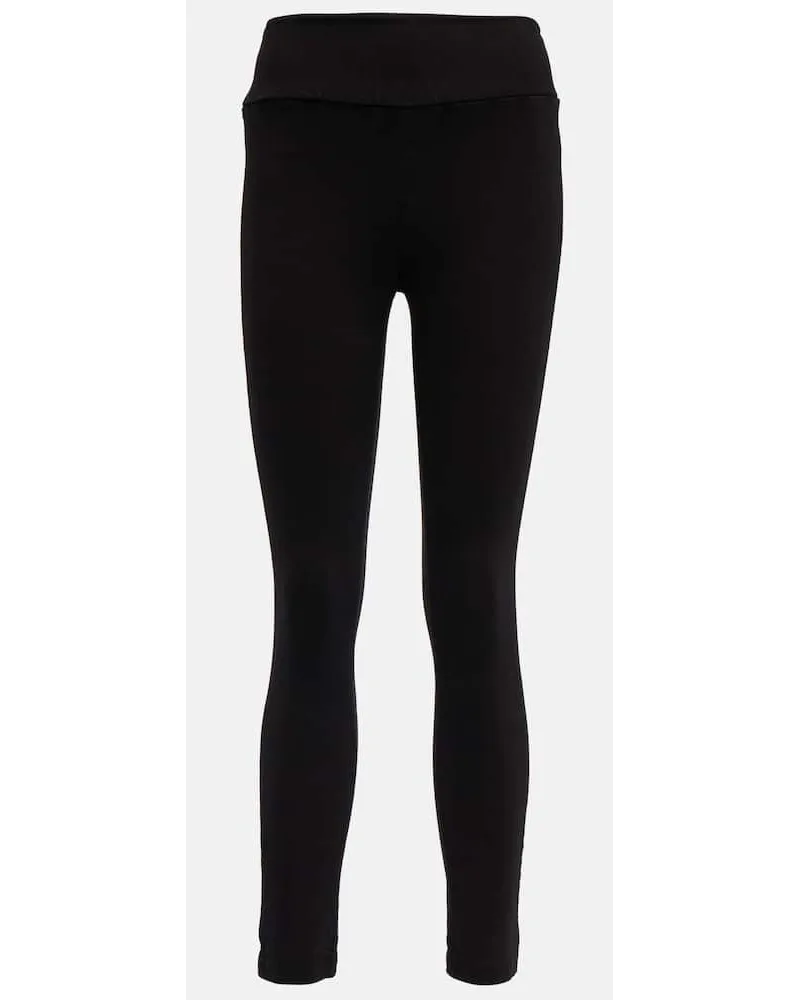 Citizens of humanity High-Rise Leggings Alexandra aus Denim Schwarz