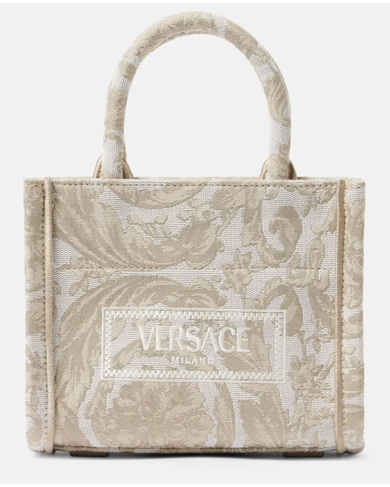 Versace Tote Barocco Athena Mini Beige