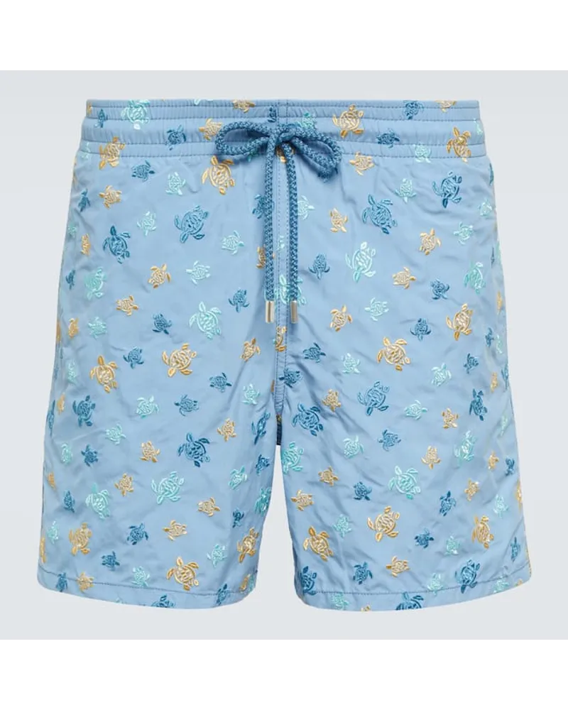 Vilebrequin Badeshorts Mistral Blau