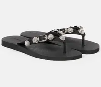 Sandalen mit Kristallen
