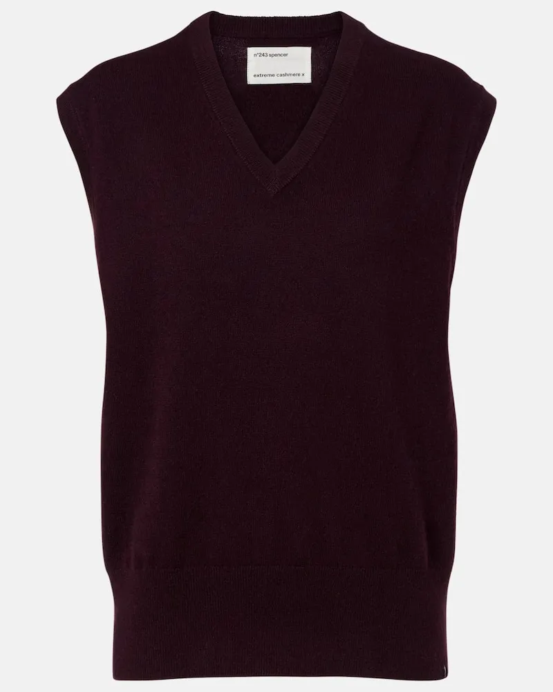 extreme cashmere Pullunder n°243 Spencer Violett