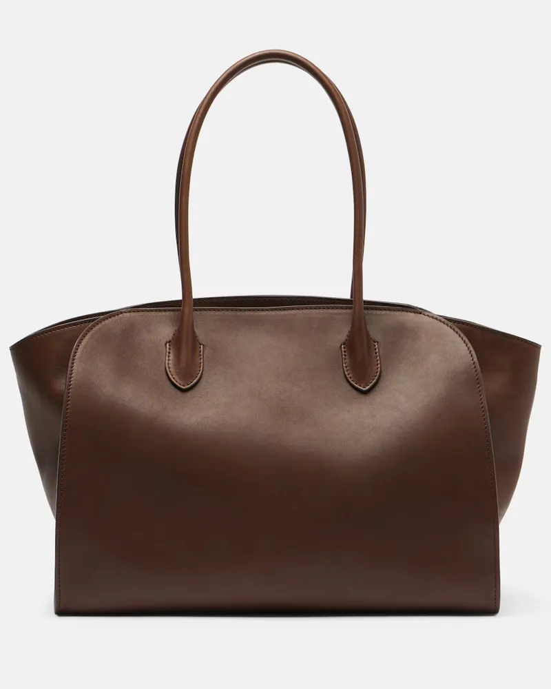 The Row Tote Bag Marlo 14 aus Leder Braun