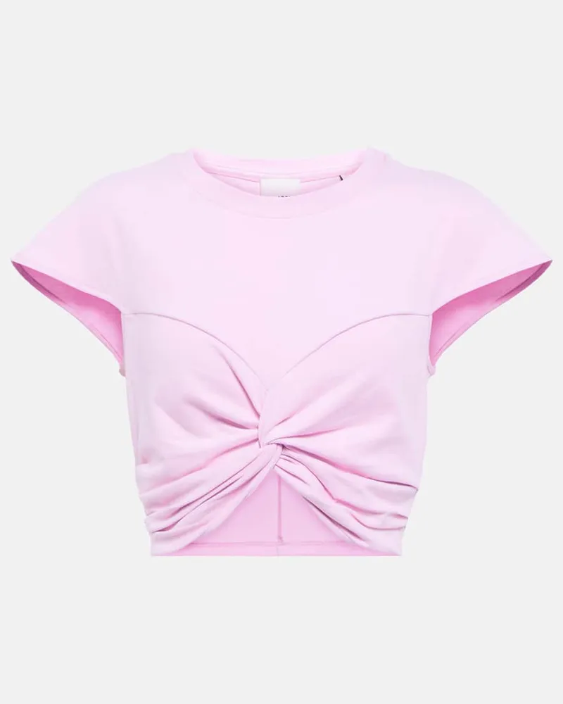 Isabel Marant Cropped-Top Zineae aus Baumwolle Rosa
