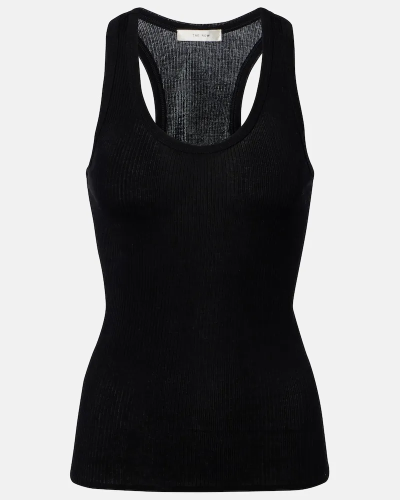 The Row Tanktop Cendrea aus Baumwolle Schwarz