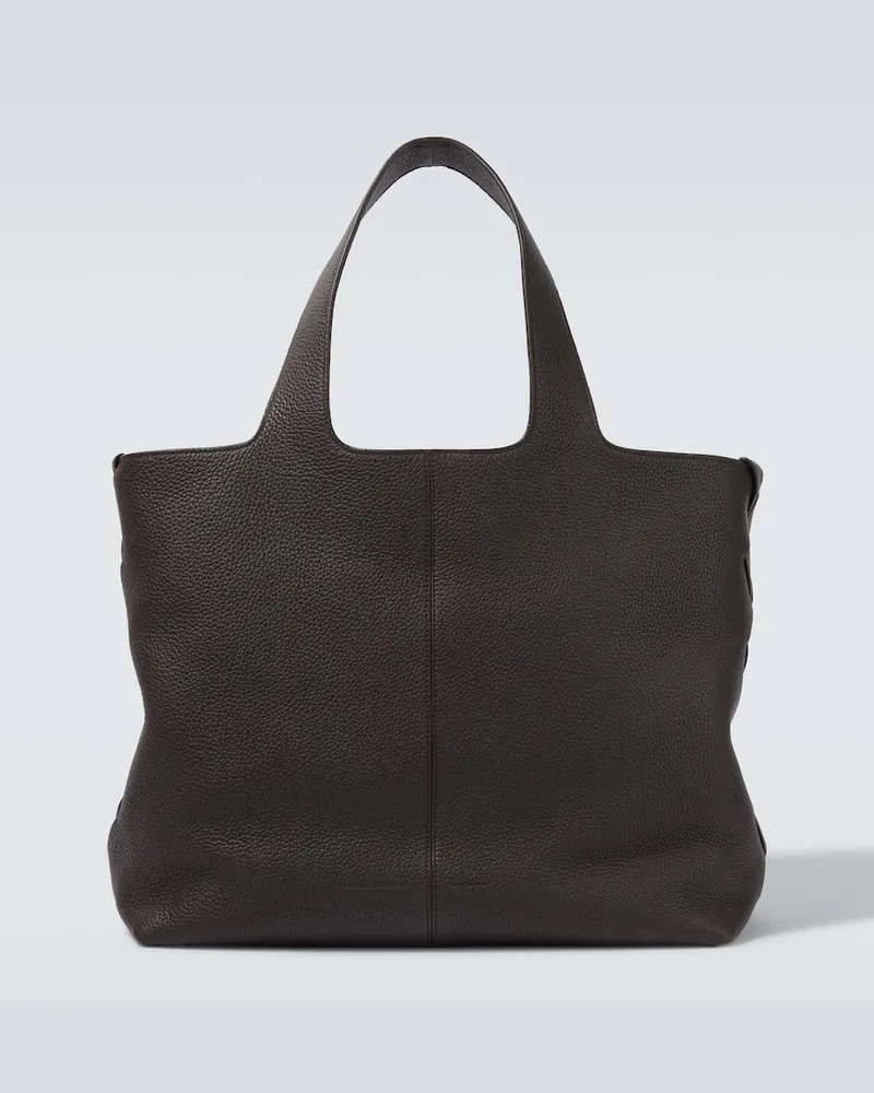 Bottega Veneta Tote Bag Diago Large aus Leder Braun