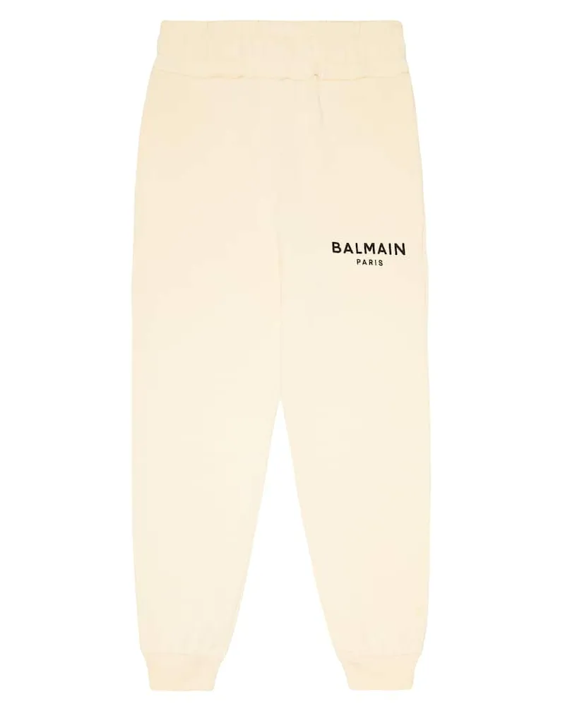 Balmain Jogginghose aus Baumwolle Schwarz