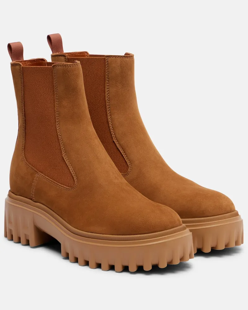 Hogan Chelsea Boots Hogan H700 aus Veloursleder Braun