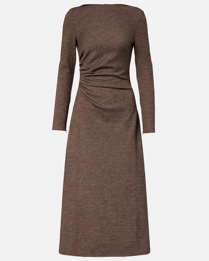 Ralph Lauren Cocktailkleid Nora aus Wolle Braun