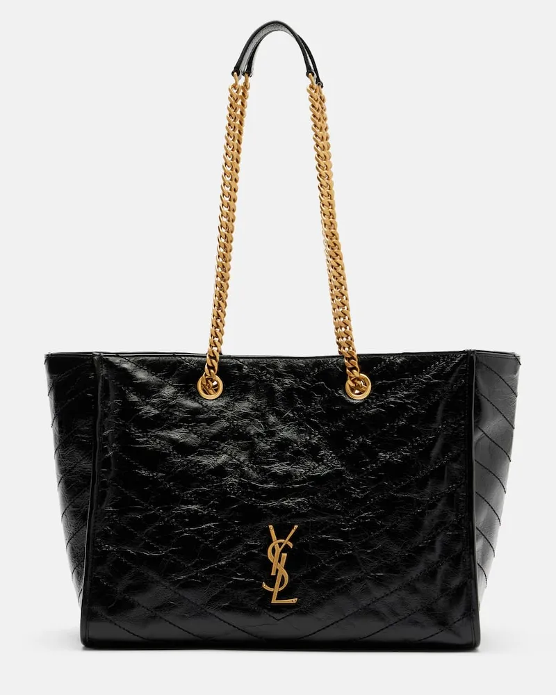 Saint Laurent Schultertasche Niki Medium aus Leder Schwarz