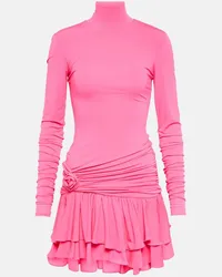 Blumarine Minikleid aus Jersey Pink