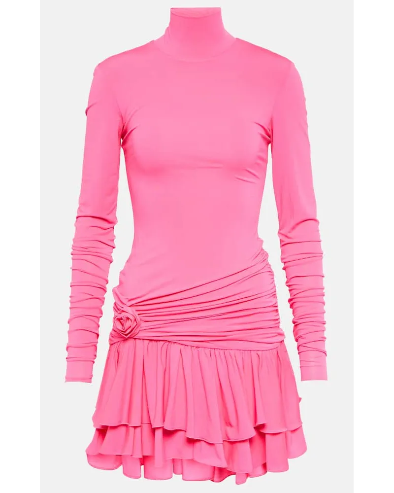 Blumarine Minikleid aus Jersey Pink