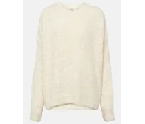 Oversize-Pullover aus Seide