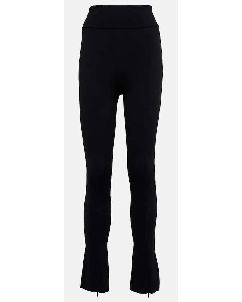 Alaïa Alaia High-Rise Leggings Schwarz