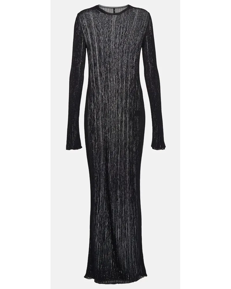 Petar Petrov Maxikleid Austin aus Rippstrick Braun