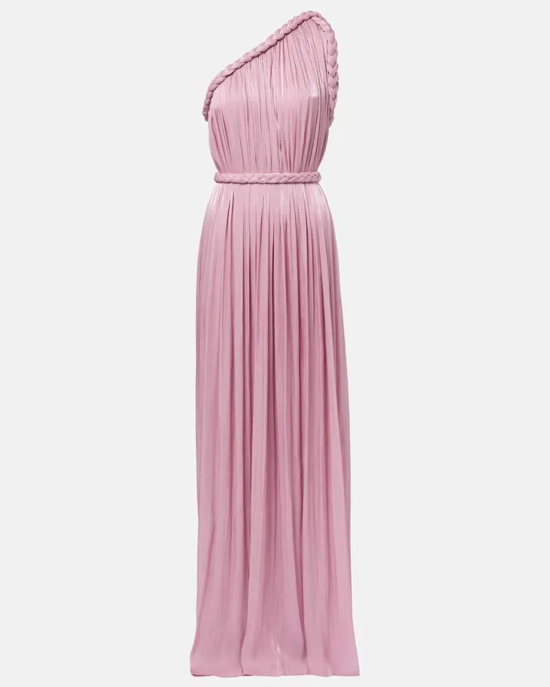 COSTARELLOS Robe Isilda aus Georgette Pink