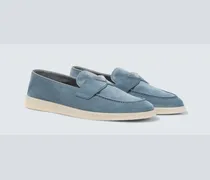 Loafers aus Veloursleder
