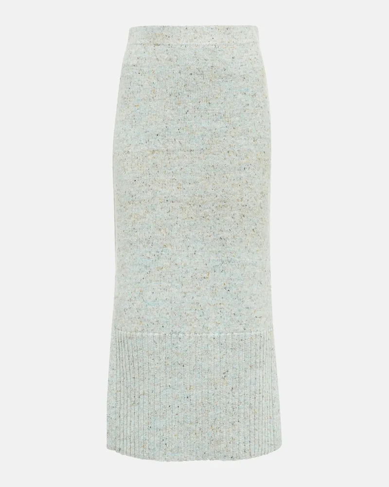 Ulla Johnson High-Rise-Midirock Kaiya aus Strick Multicolor