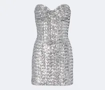 Minikleid mit Pailletten