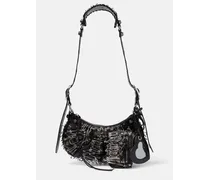 Schultertasche Le Cagole XS aus Leder