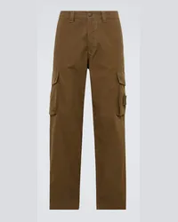 Stone Island Cargohose Ghost aus Baumwolle Gruen