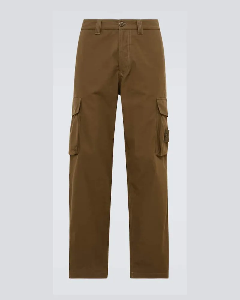 Stone Island Cargohose Ghost aus Baumwolle Gruen