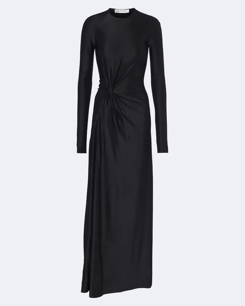 Victoria Beckham Robe Florence aus Jersey Schwarz