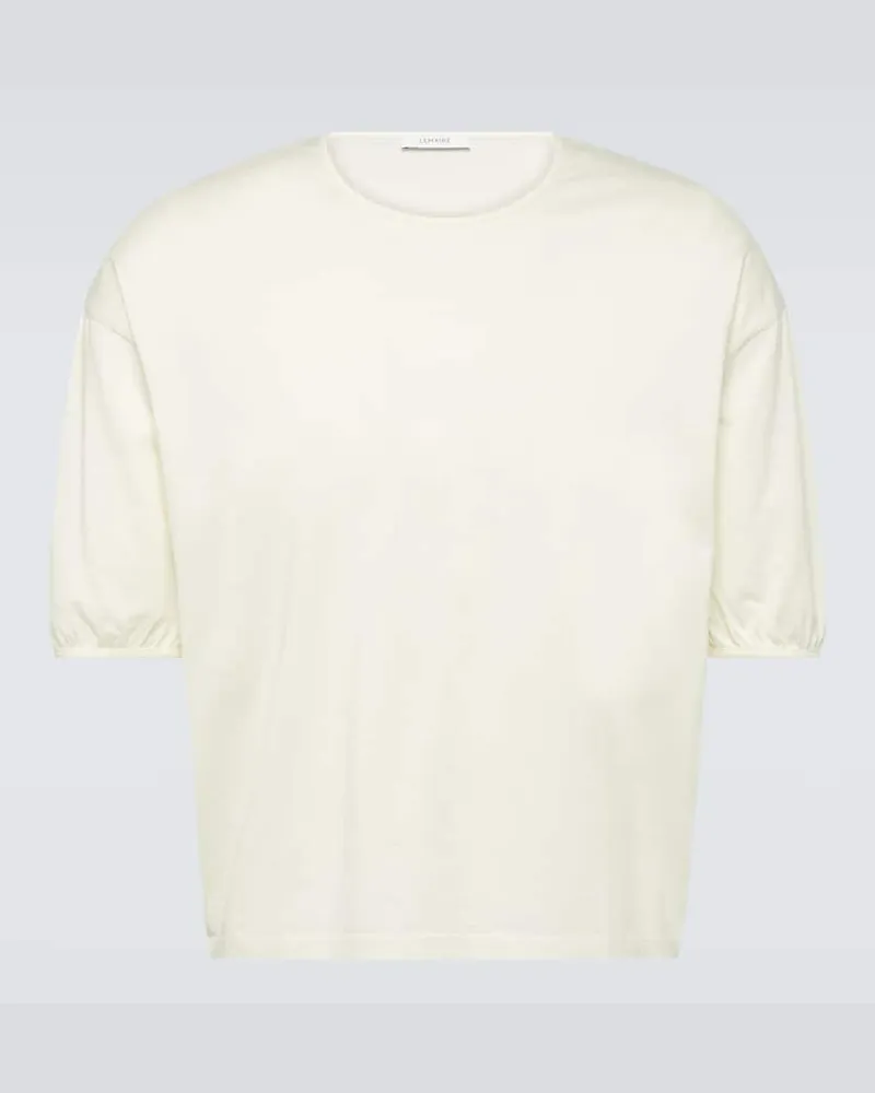 Christophe Lemaire T-Shirt aus Baumwoll-Jersey Gelb