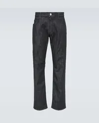 Giorgio Armani Straight Jeans Schwarz