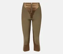 Caprihose aus einem Wollgemisch