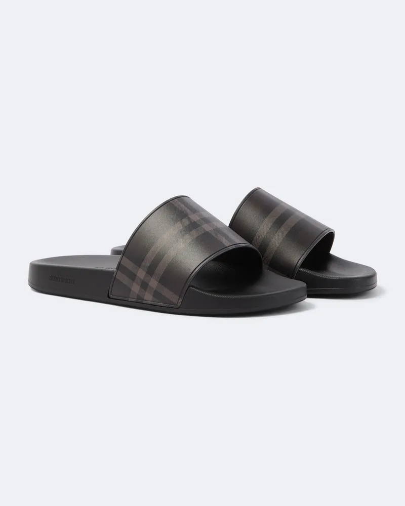 Burberry Pantoletten Burberry Check Braun