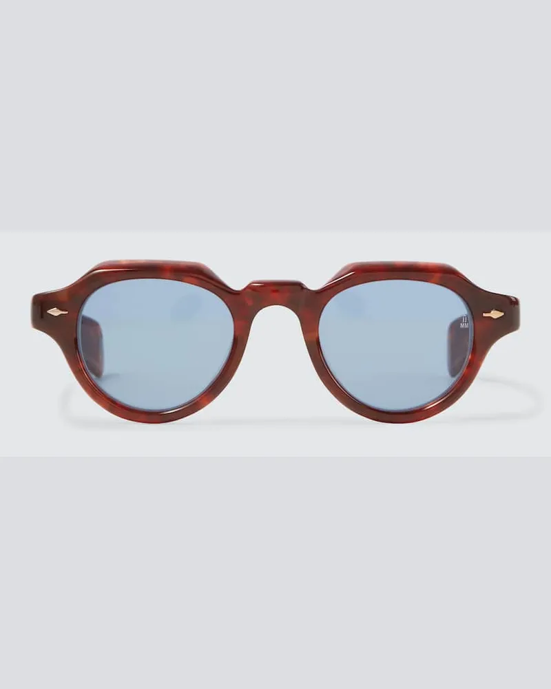 Jacques Marie Mage Runde Sonnenbrille Kellerman Braun