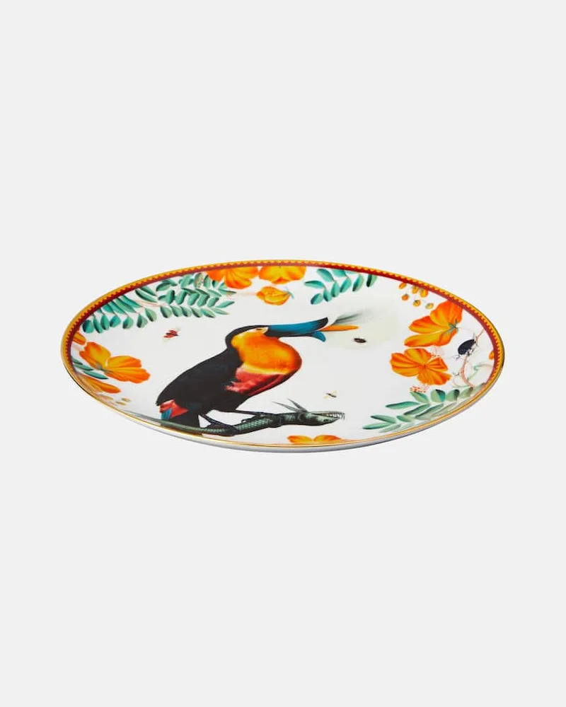 La DoubleJ Deko-Schale Floroucan Multicolor