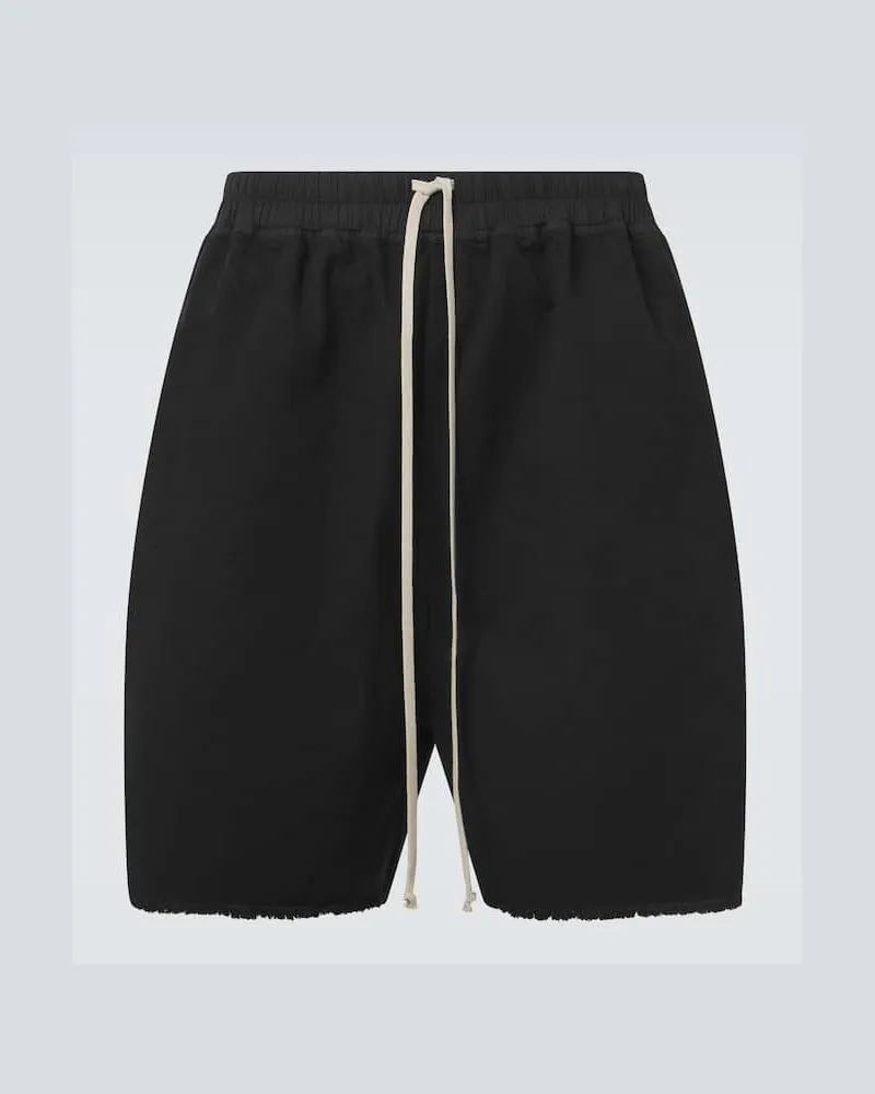Rick Owens DRKSHDW Shorts aus Baumwoll-Canvas Schwarz