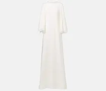 Kaftan aus Georgette mit Spitze