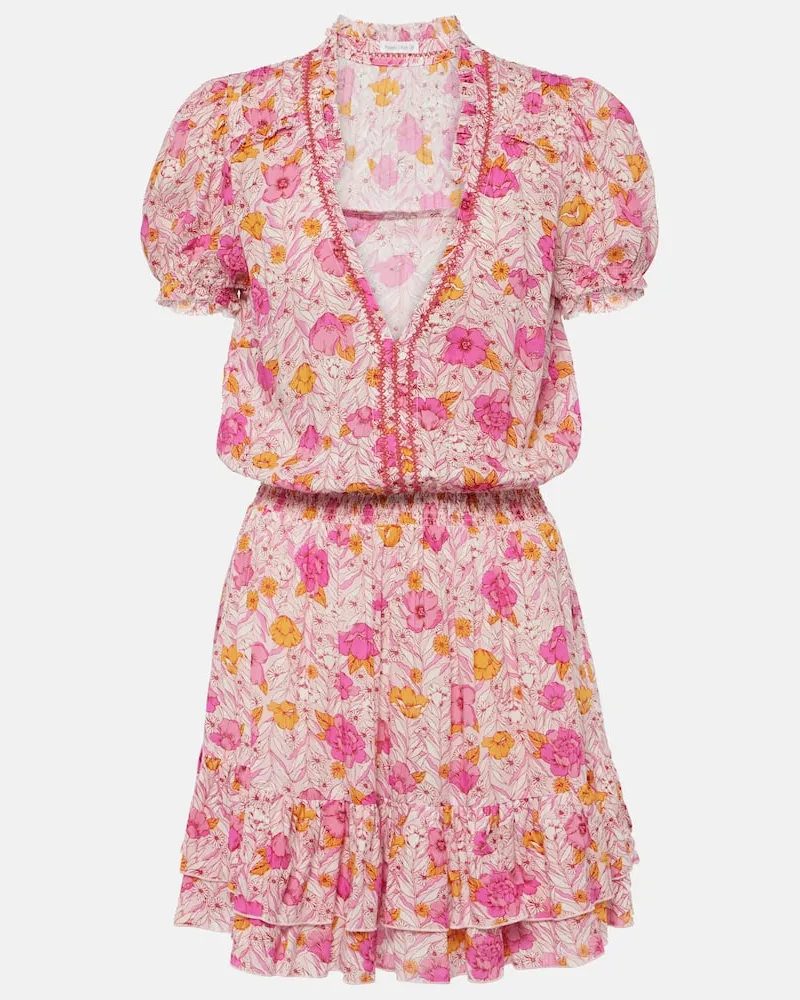 Poupette St Barth Minikleid Rosa