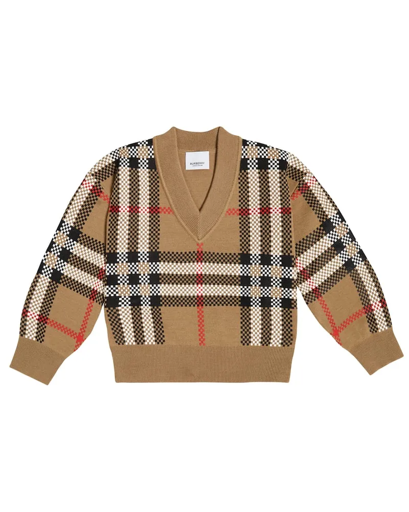 Burberry Pullover Holly aus einem Wollgemisch Multicolor