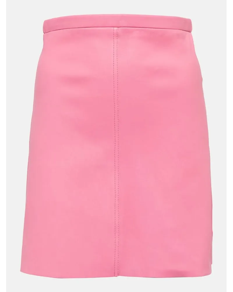 Stouls Minirock Lucie aus Leder Orange
