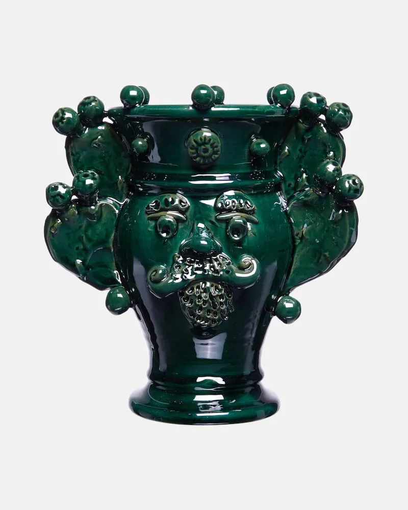 Les-Ottomans Vase Sicilian Grã¼n