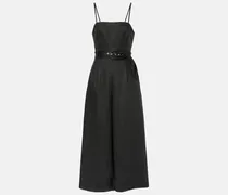 Midikleid aus Leinen