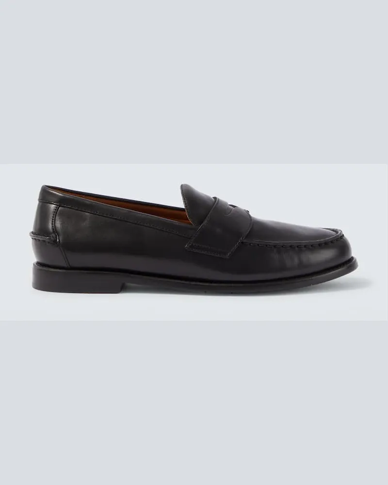 Ralph Lauren Loafers Alston aus Leder Schwarz