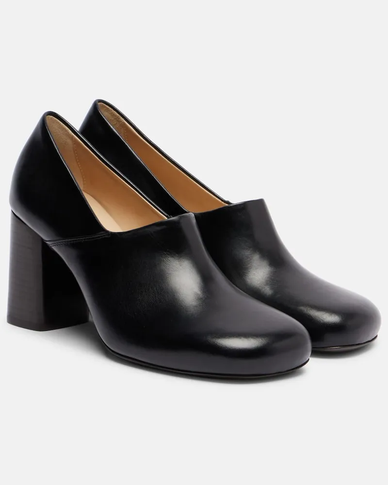 Christophe Lemaire Pumps Anatomic 80 aus Leder Schwarz