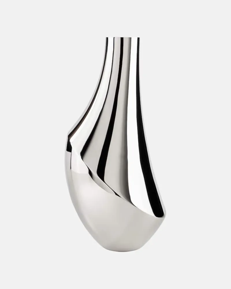 Georg Jensen Vase Flora Large by Todd Bracher Silber