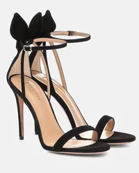 Aquazzura Sandalen Bow Tie 105 Schwarz