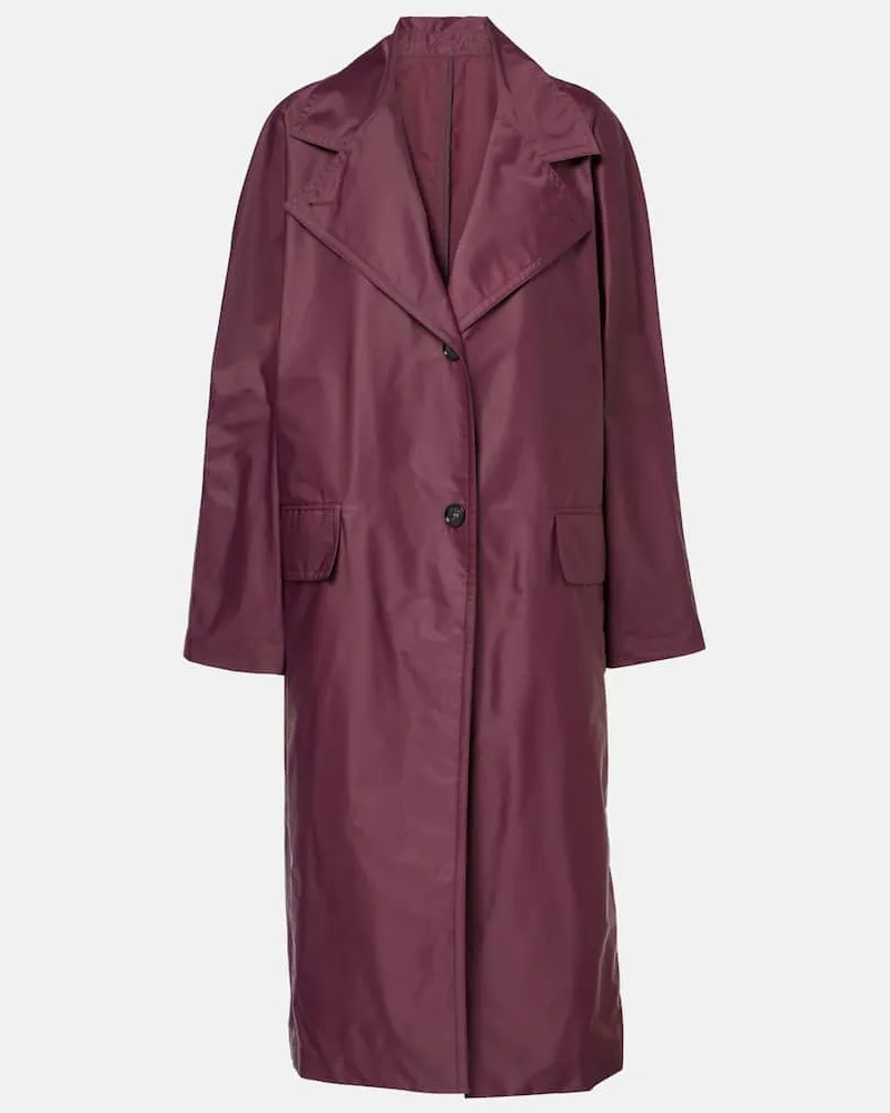Ferragamo Mantel Burgunderrot